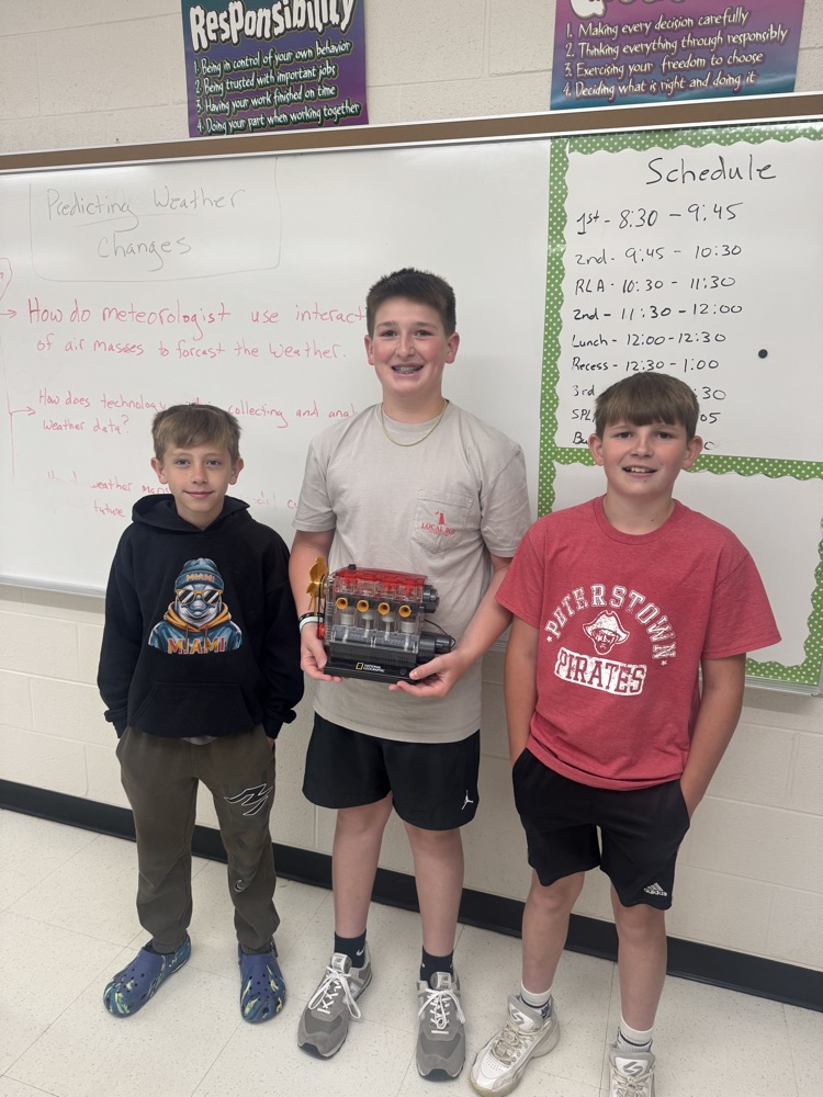 Peterstown Middle Science Students