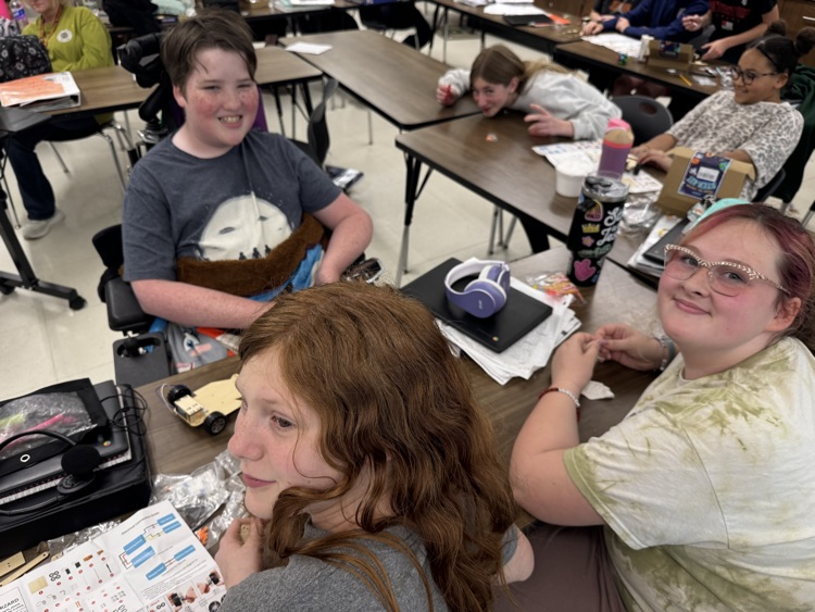 Peterstown Middle Science Students