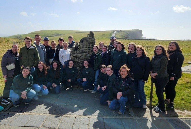 Monroe County FFA Students on trip to Ireland