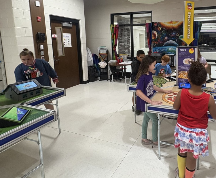 Students doing hands on STEM activities