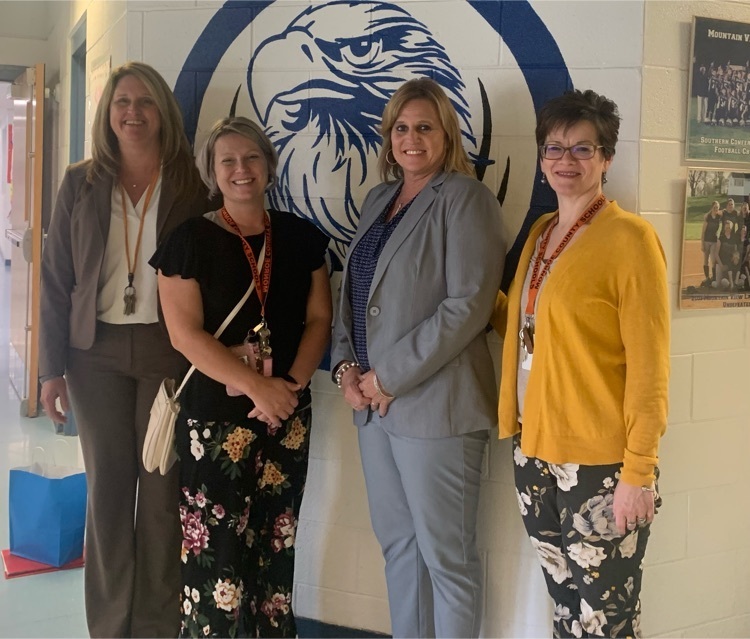 MVS Principal, Pam Dunford and Asst. Principal,  Melissa Griffith