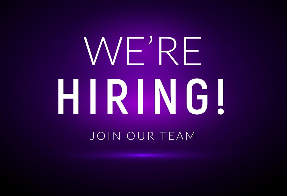 We are Hiring