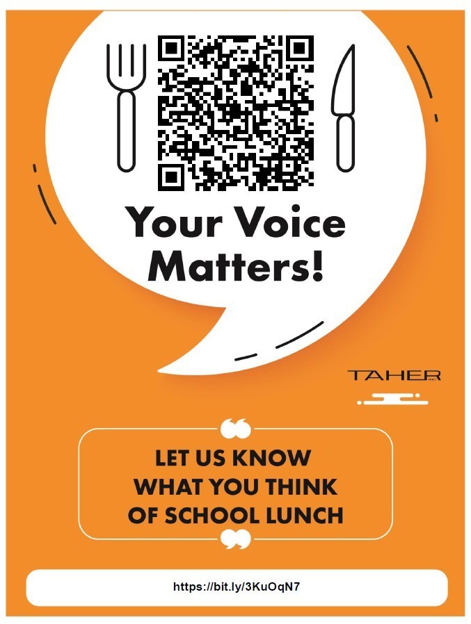 School Lunch Survey Poster