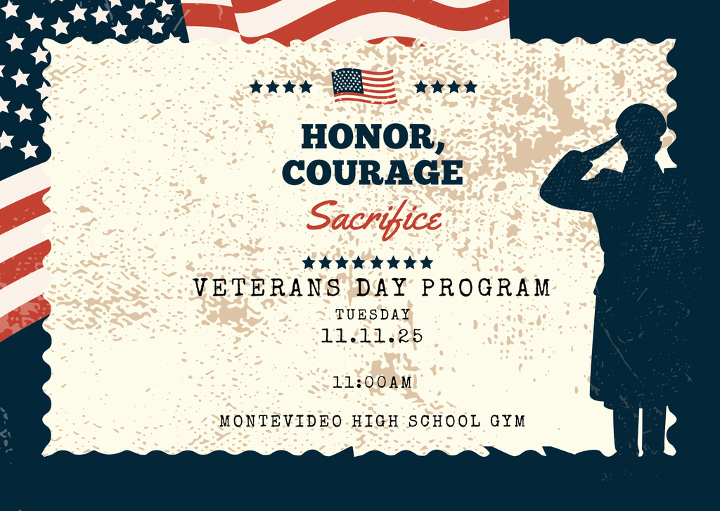 November 11th @ 11am  (Montevideo High School Gymnasium)