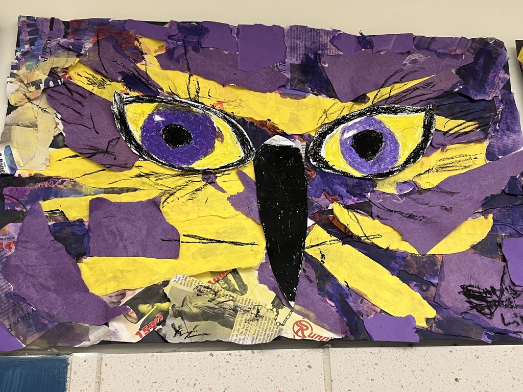 Thunder Hawk Collage Art