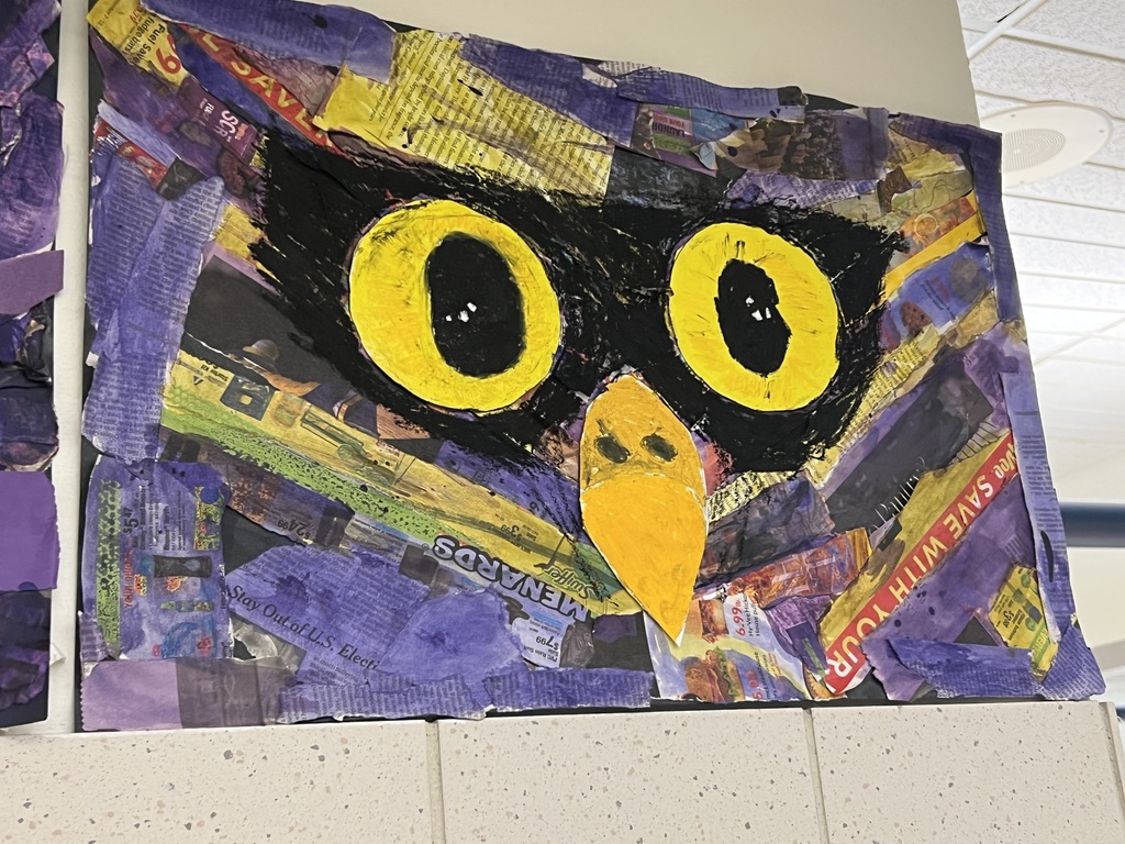 Thunder Hawk Collage Art