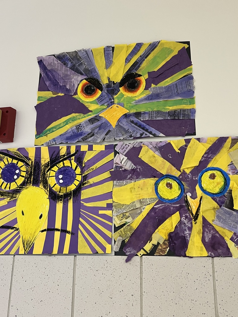 Thunder Hawk Collage Art