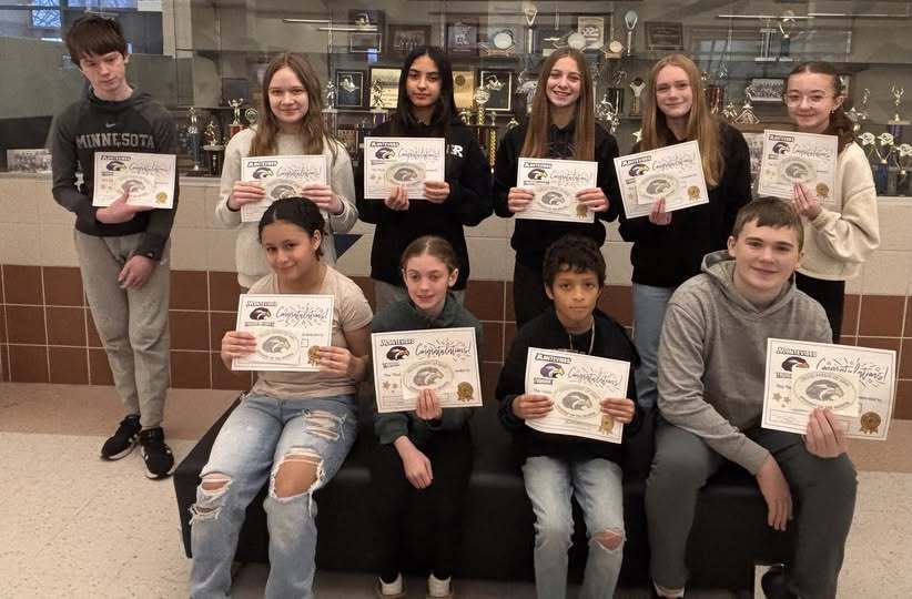 MMS December Students of the Month