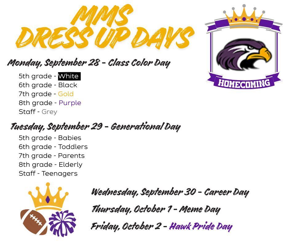 MMS Dress Up Days