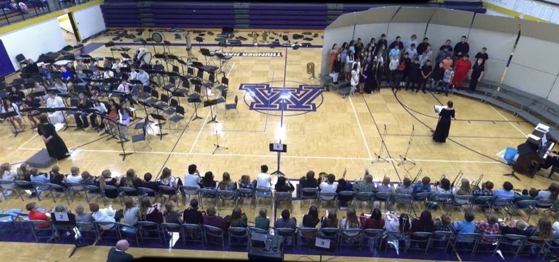 Band and Choir Concert in Gym