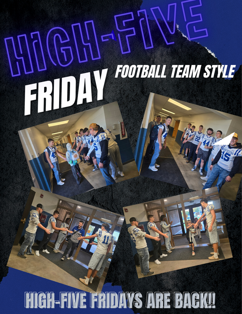 Football team High Five Friday