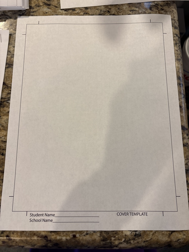 yearbook cover page 