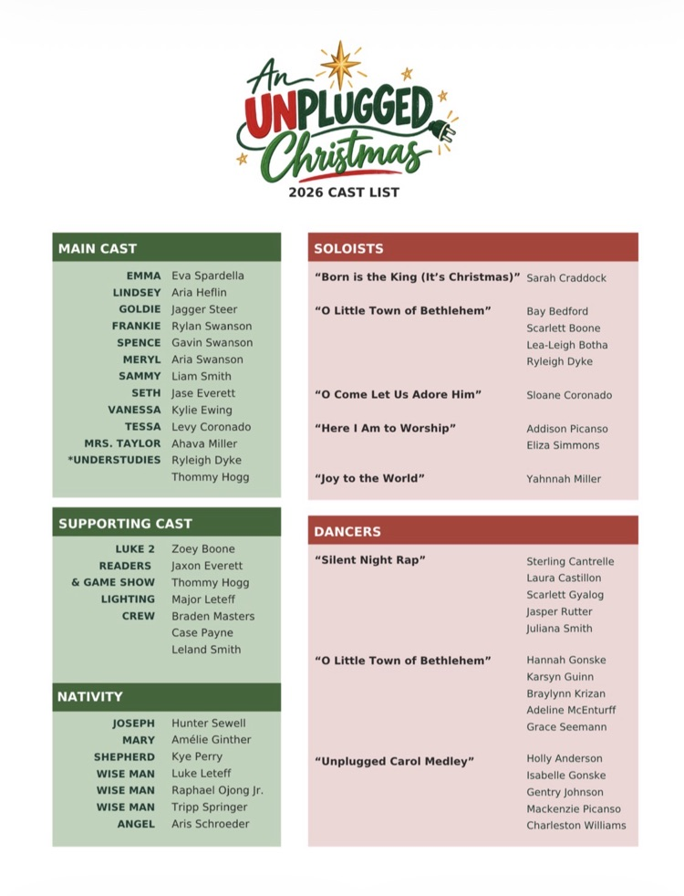 Cast List