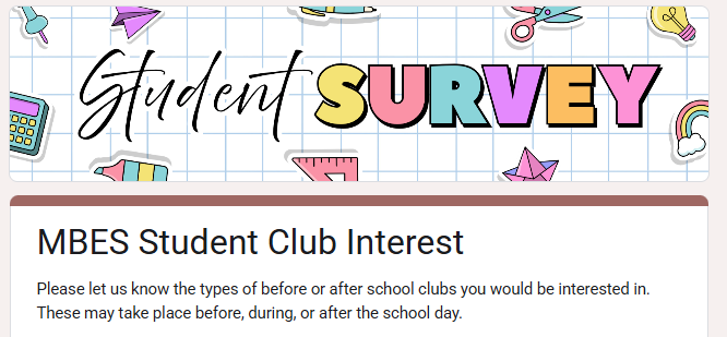 Student Survey