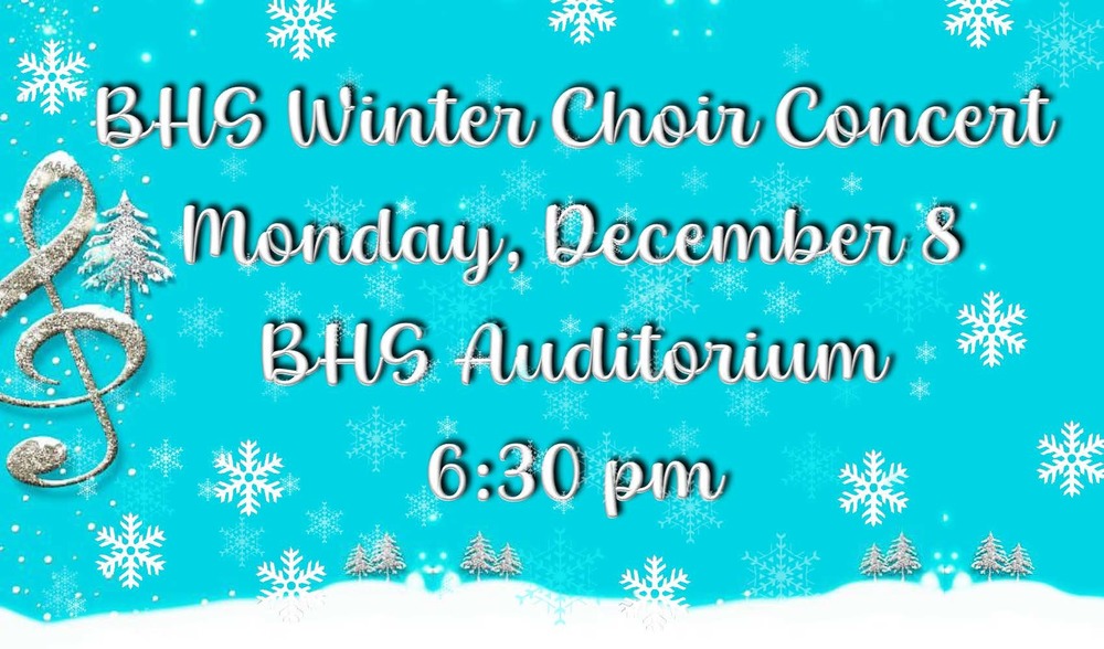 BHS Choral Winter Concert