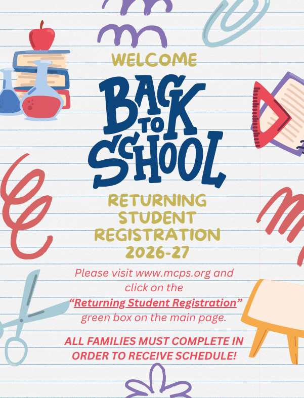 Returning Student Registration 26-27