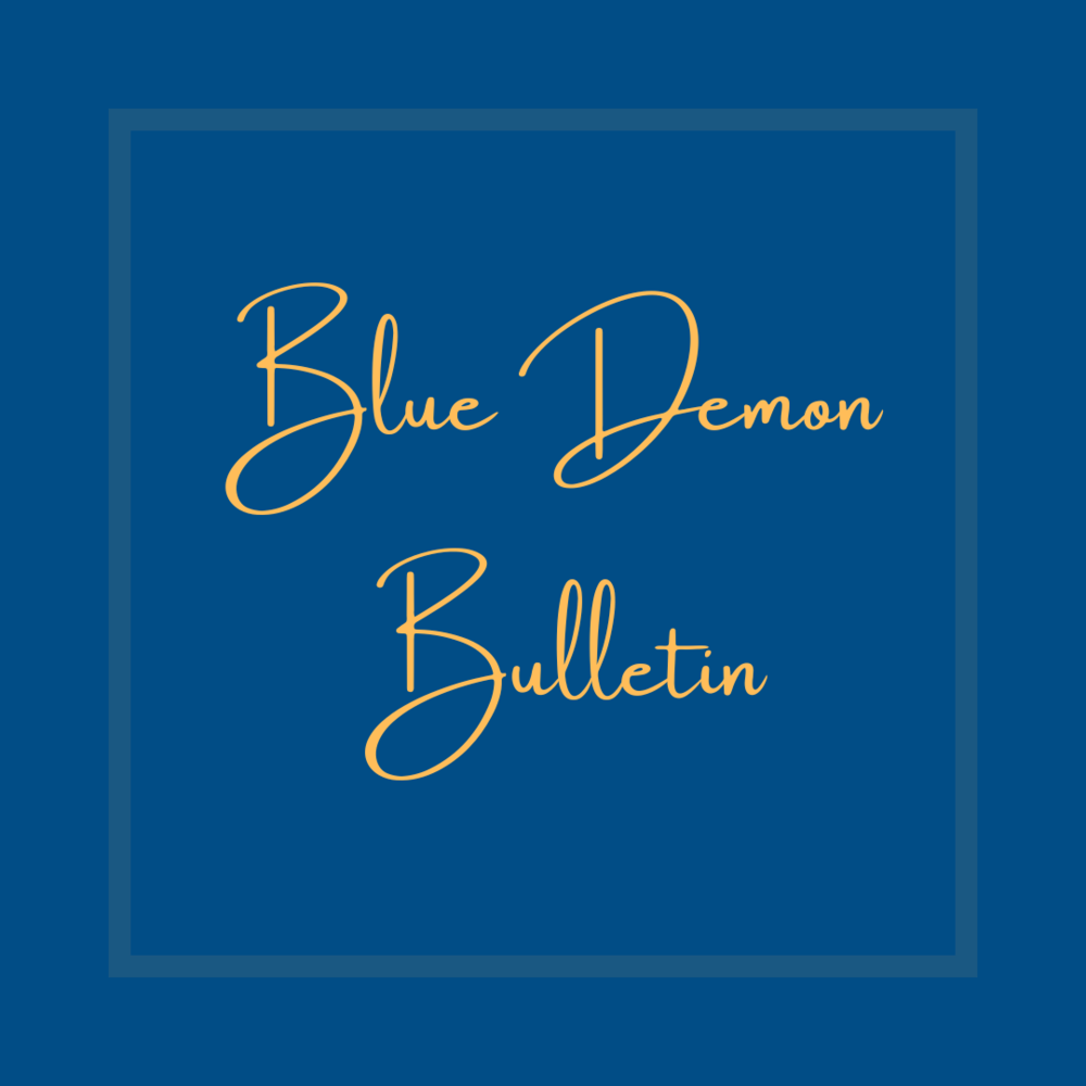 Blue Demon Bulleting - September 1, 2026
