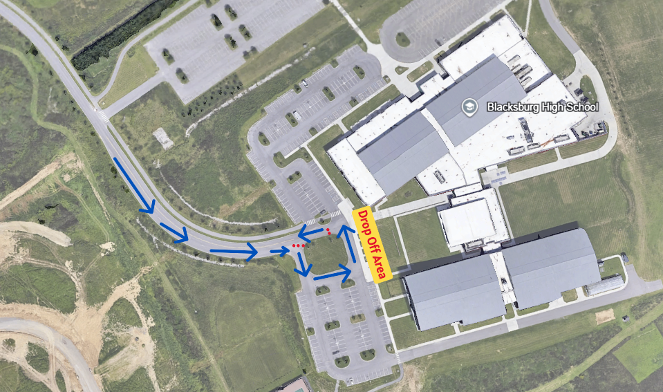 BHS new drop off pattern