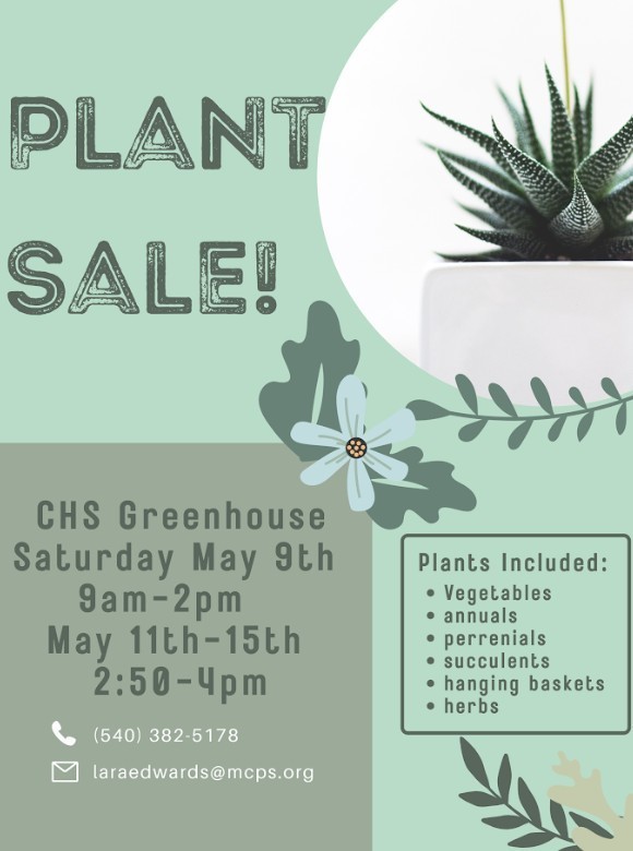 CHS Plant Sale