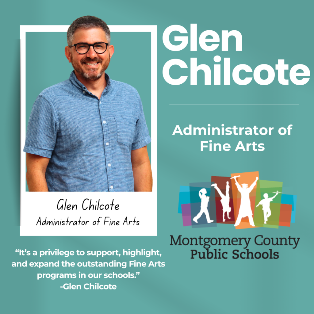 Glen Chilcote Administrator of Fine Arts Announcement