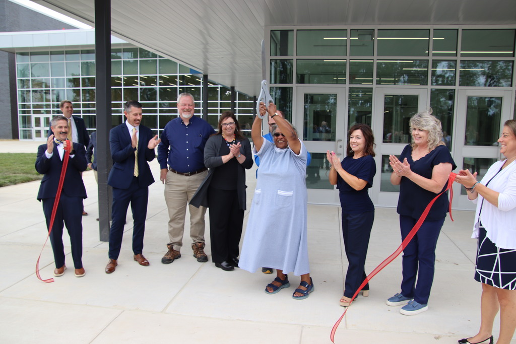 MCPS School Board Celebrating CHS Ribbon Cutting
