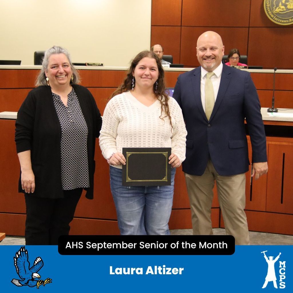 AHS Senior of the Month Laura Altizer