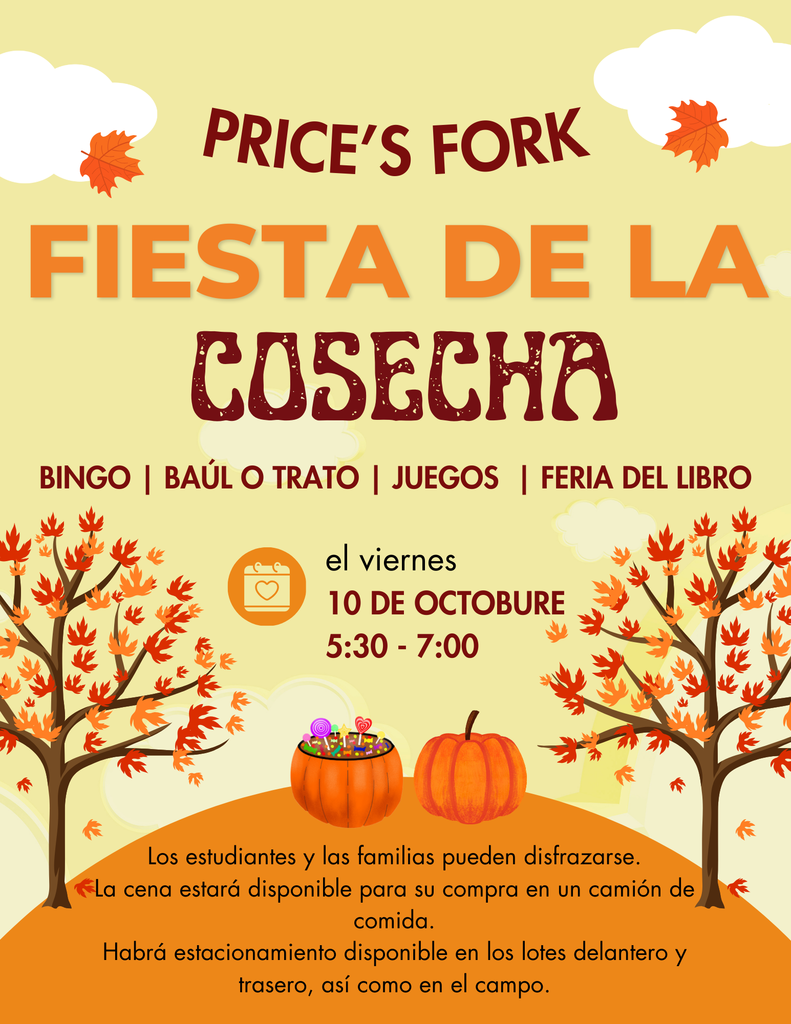 Spanish Harvest Festival Flyer