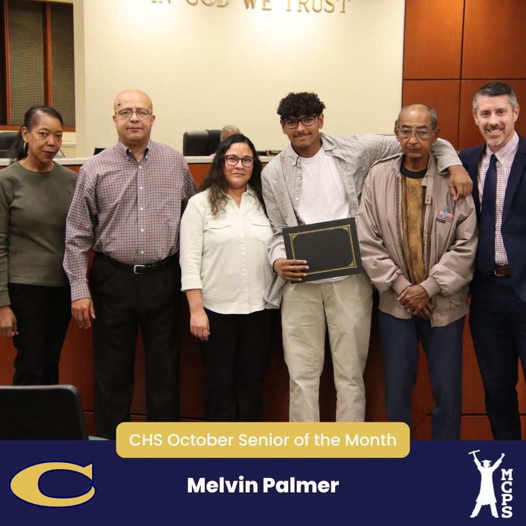 CHS Senior of the Month Melvin Palmer