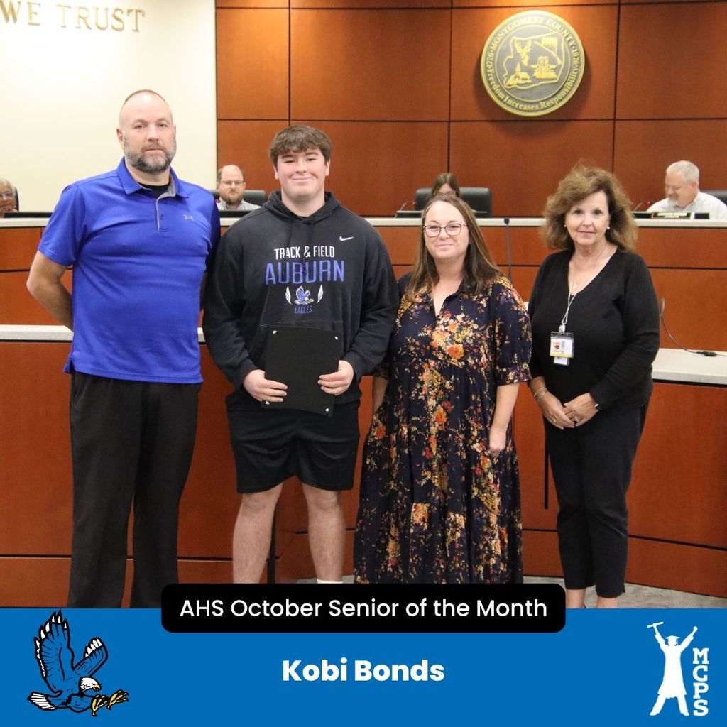AHS Senior of the Month Kobi Bonds