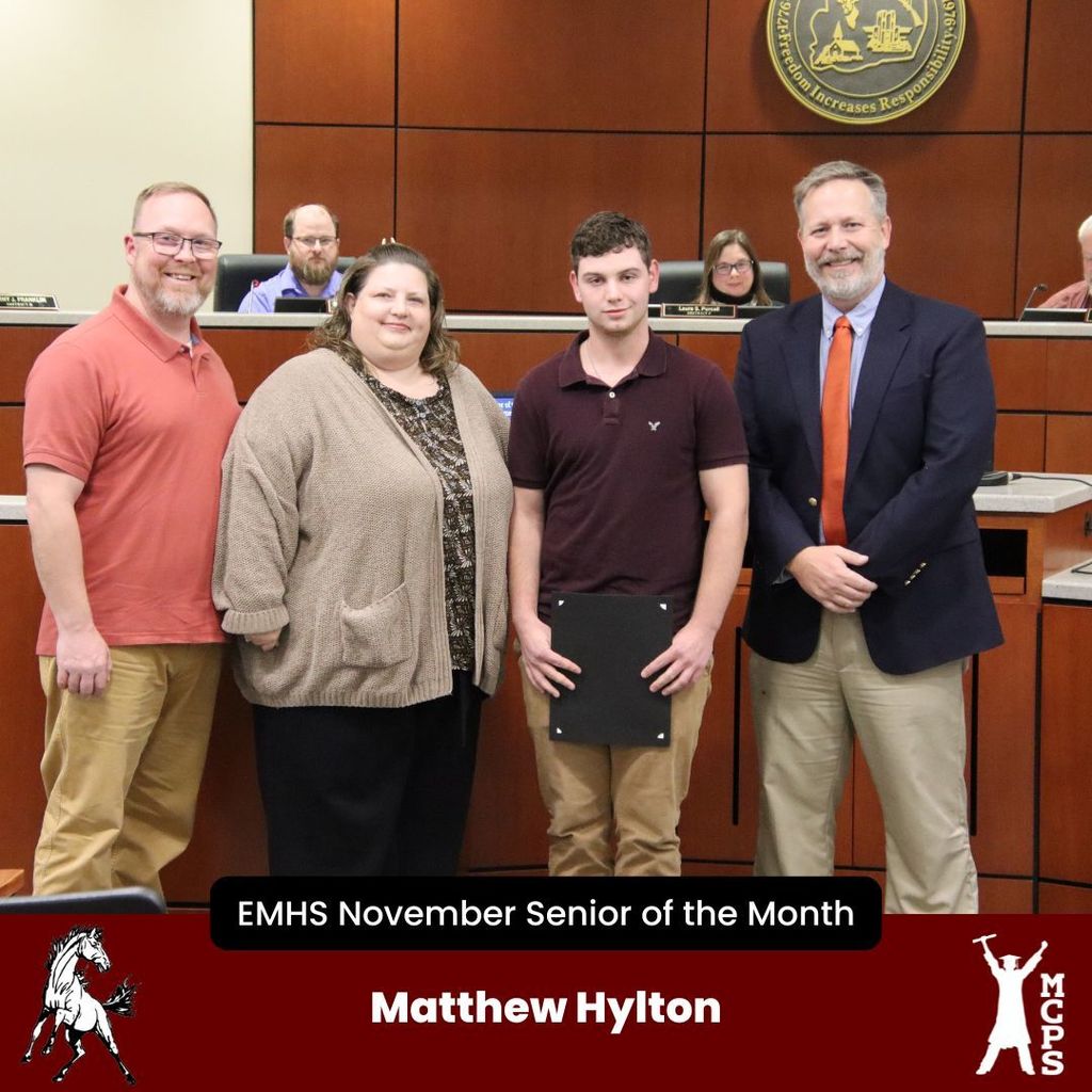 EMHS Senior of the Month Matthew Hylton