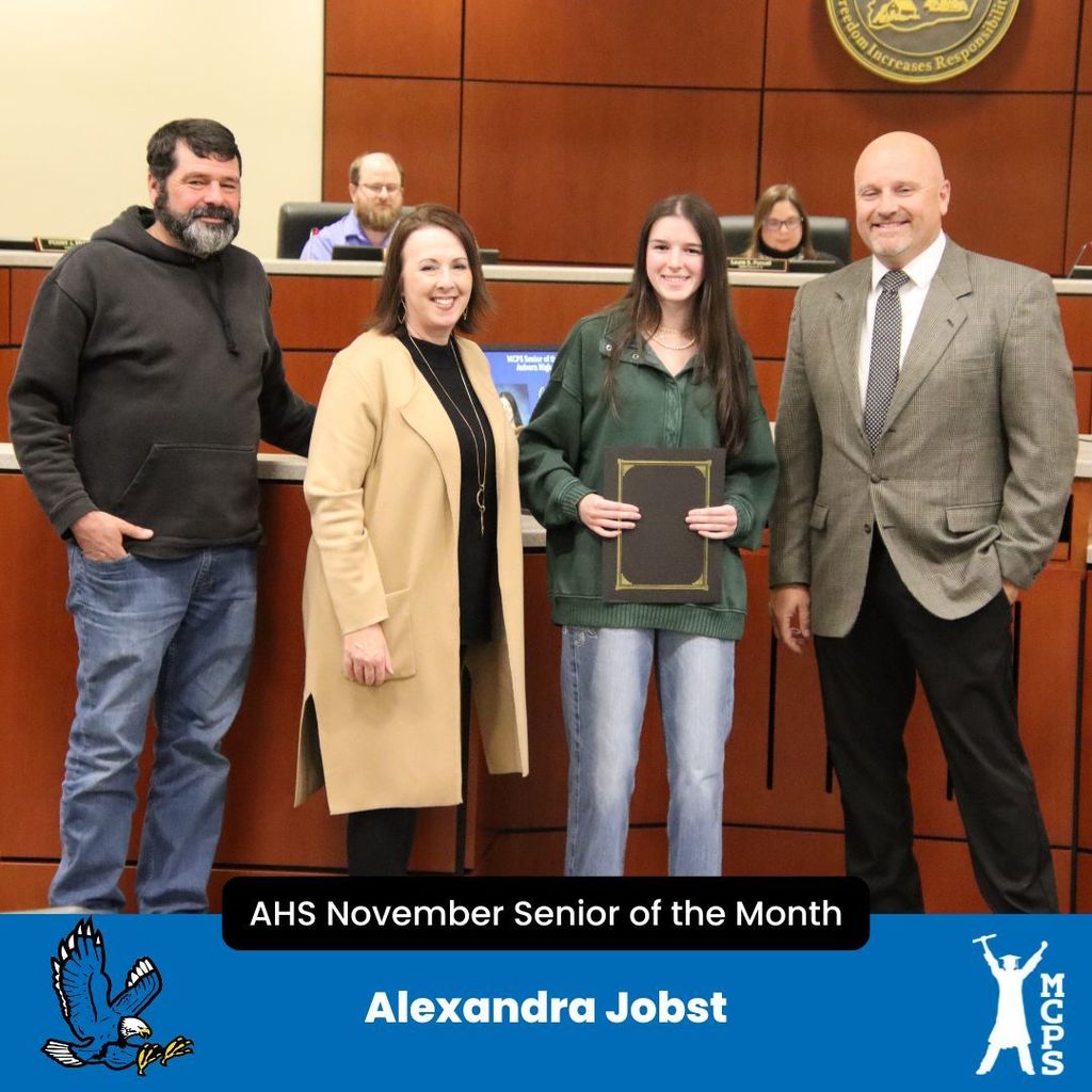 AHS Senior of the Month Alexandra Jobst
