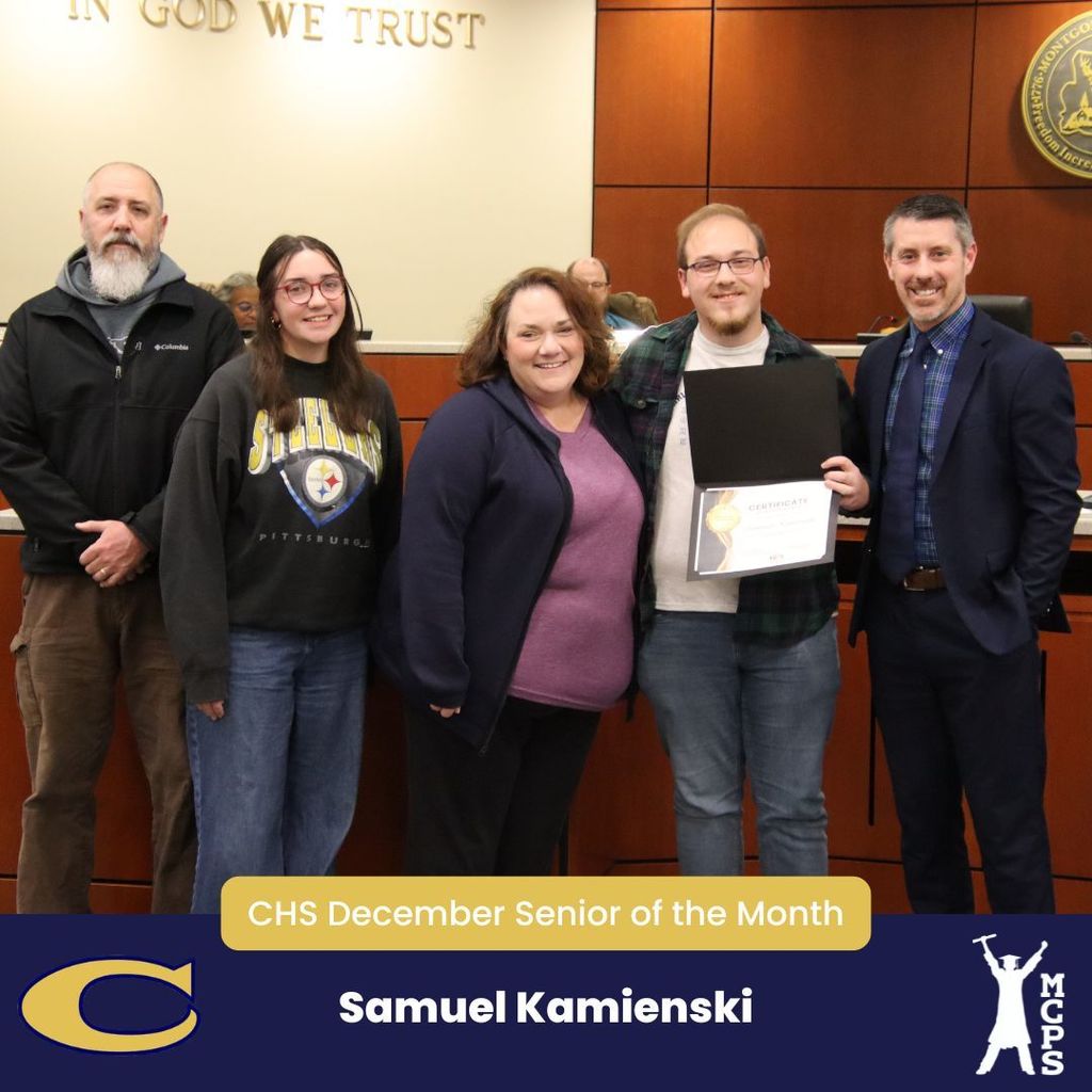 CHS Senior of the Month Samuel Kamienski