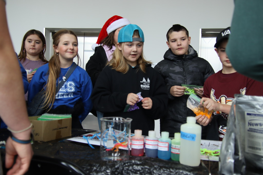 AES students at the Hokie for a Day field trip at VT