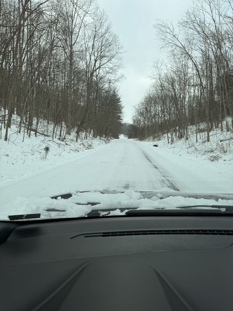 Photo of Icy road conditions