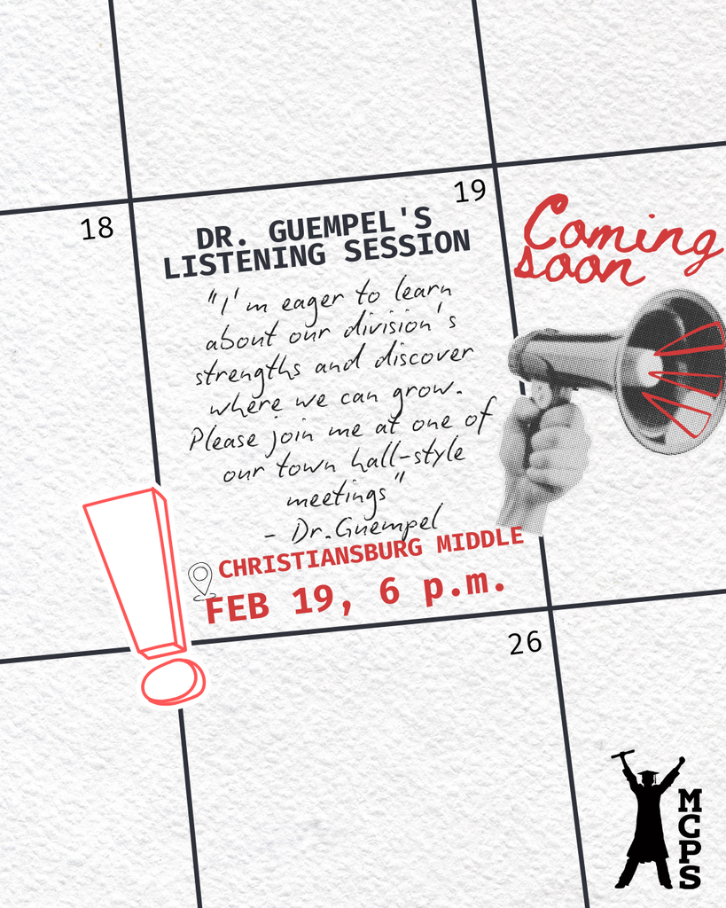 Dr. Guempel's listening session CMS Feb. 19, 6 p.m.