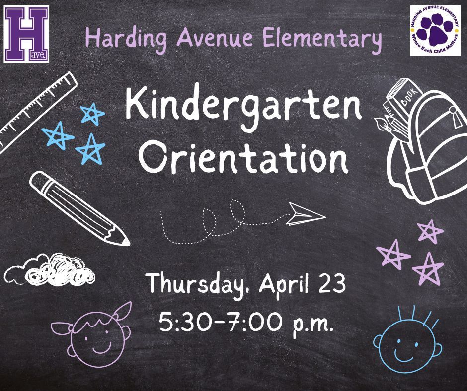 Kindergarten Orientation April 23, 2026