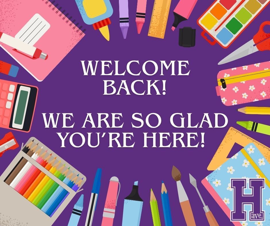 Welcome back to school!