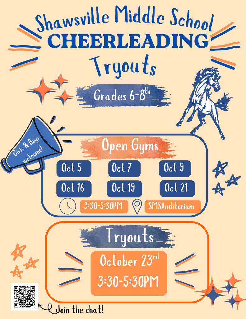SMS Cheer Open Gyms and Tryouts