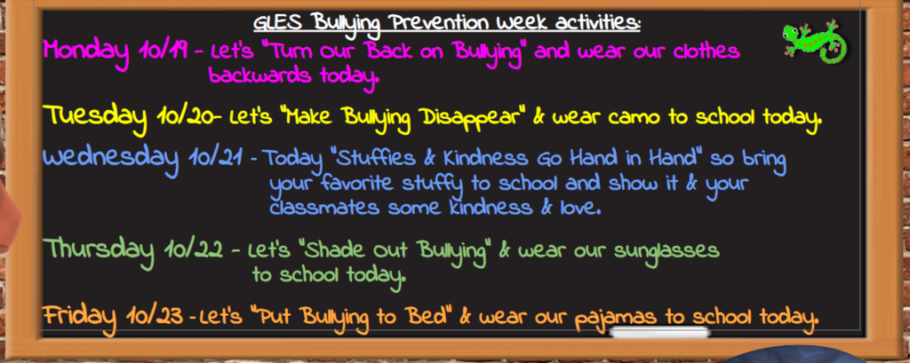 Bullying Prevention Week