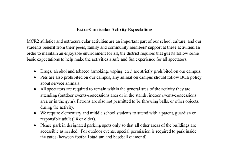 Event Expectations