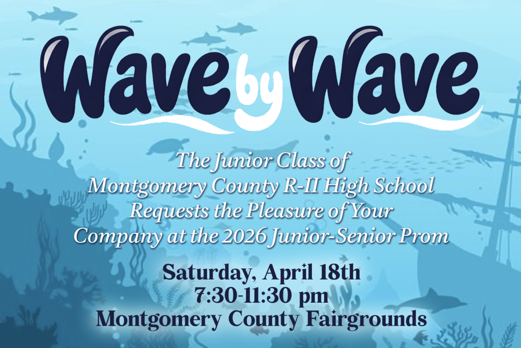 Prom - Saturday, April 18th 7:30-11:30pm @ Montgomery County Fairgrounds