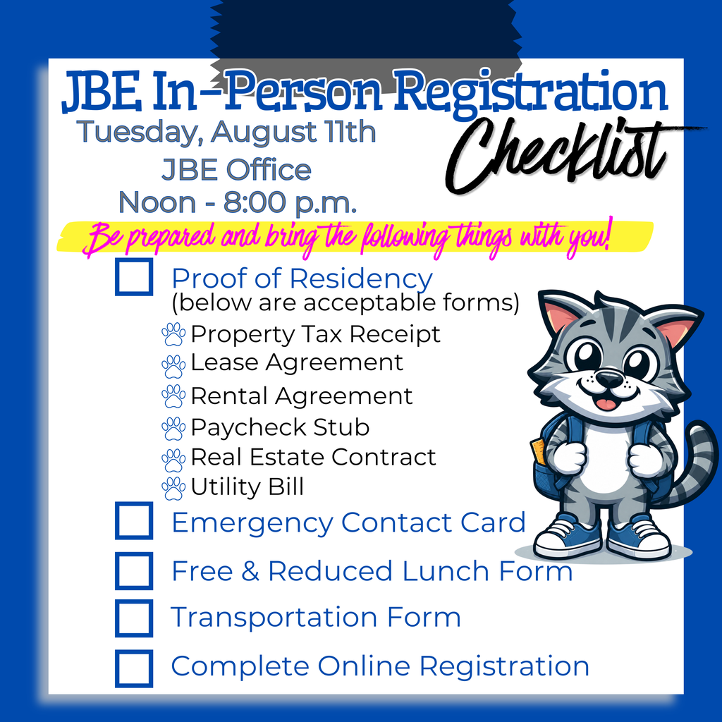 In Person Registration
