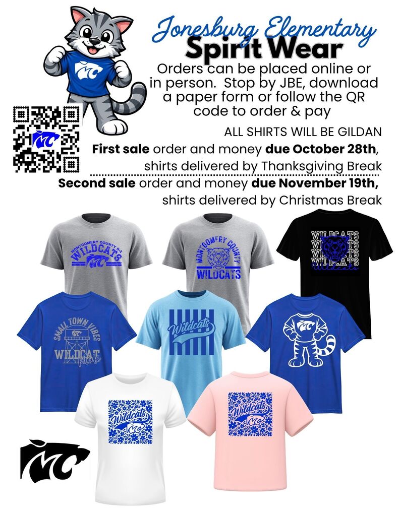 JBE Spirit Wear Advertisement