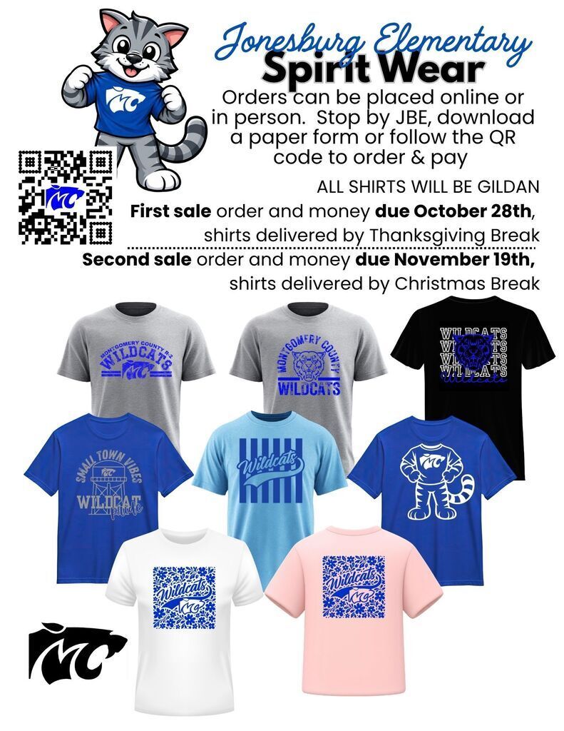 JBE Spirit Wear Advertisement