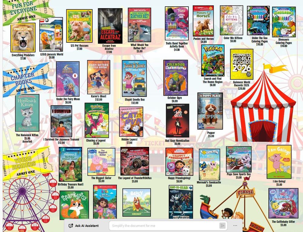 Book Fair Dec 8-12, 2025