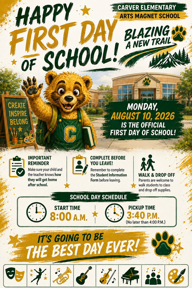 First Day of School Reminders