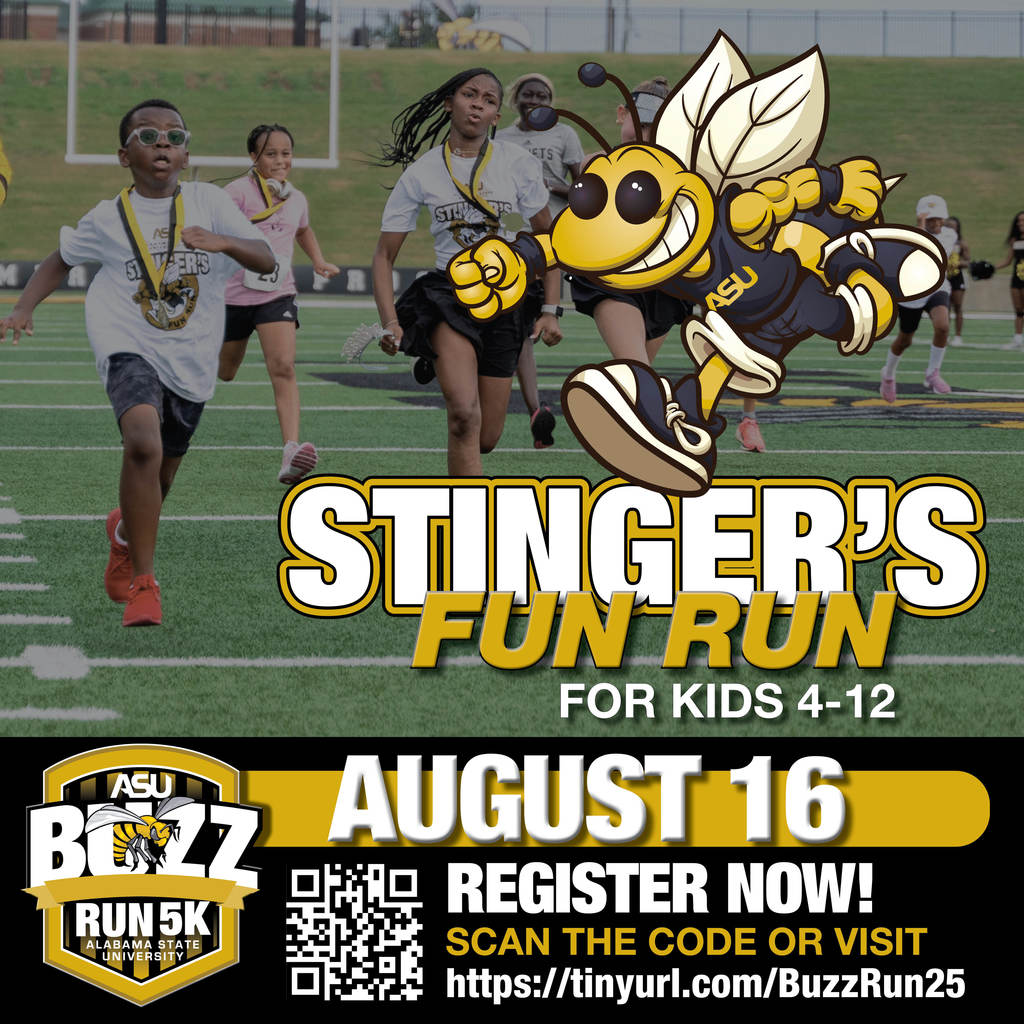 Register for Stinger's Fun Run for Kids  ages 4-12