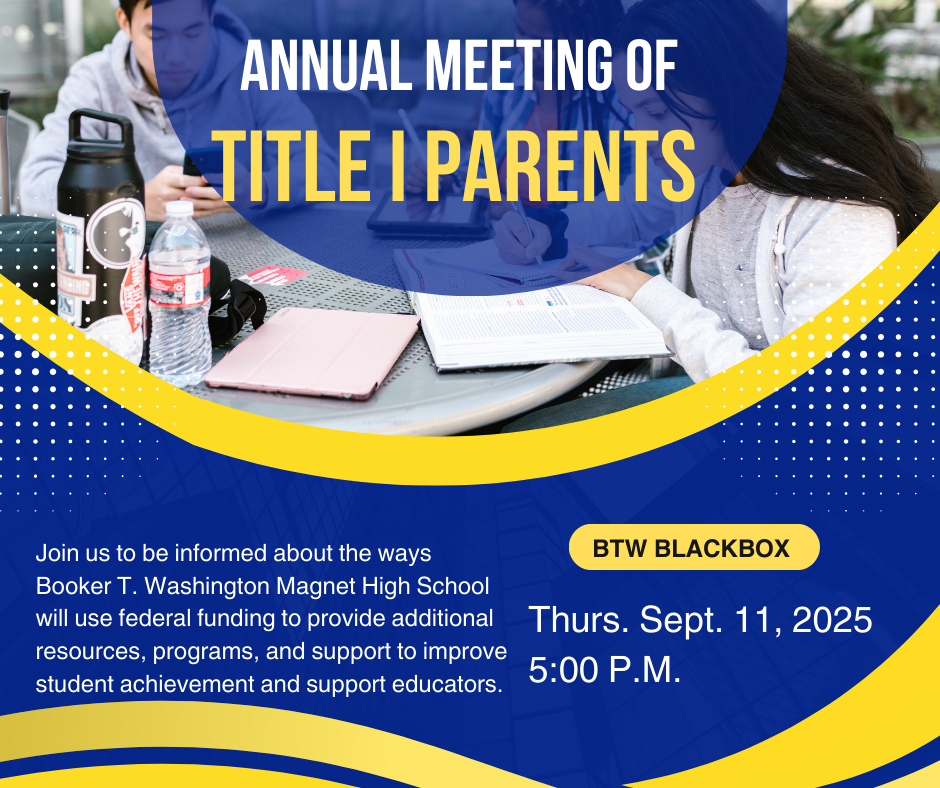 BTW Annual Meeting of Title I Parents 