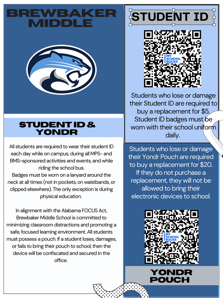 ID Badges and Yondr Replacement QR Code 