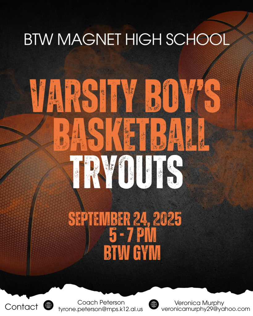 Varsity Boys' Basketball Tryouts!